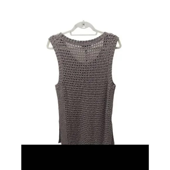BCBG Cotton Crochet Sandi Tank top - Picture 3 of 5